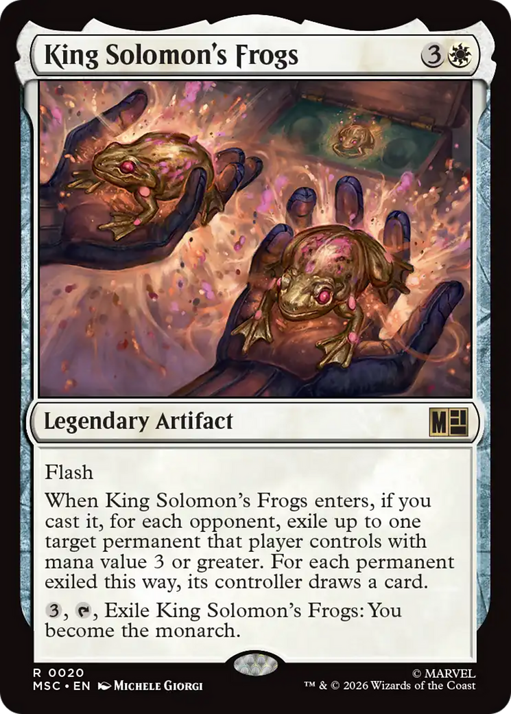 King Solomon's Frogs (Surge Foil) [Marvel Super Heroes Commander] | Exor Games Summserside