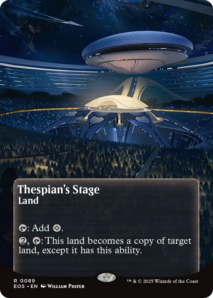 Thespian's Stage (0089) (Borderless) [Edge of Eternities: Stellar Sights] | Exor Games Summserside