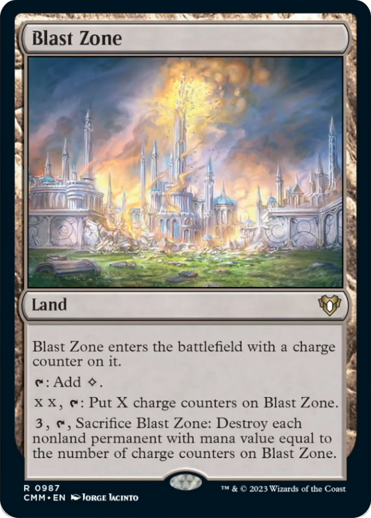 Blast Zone [Commander Masters] | Exor Games Summserside