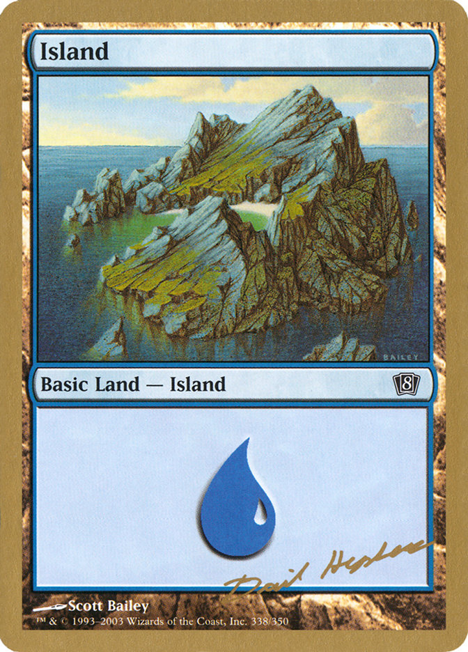 Island (dh338) (Dave Humpherys) [World Championship Decks 2003] | Exor Games Summserside