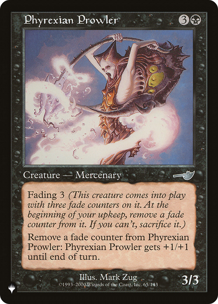 Phyrexian Prowler [The List] | Exor Games Summserside