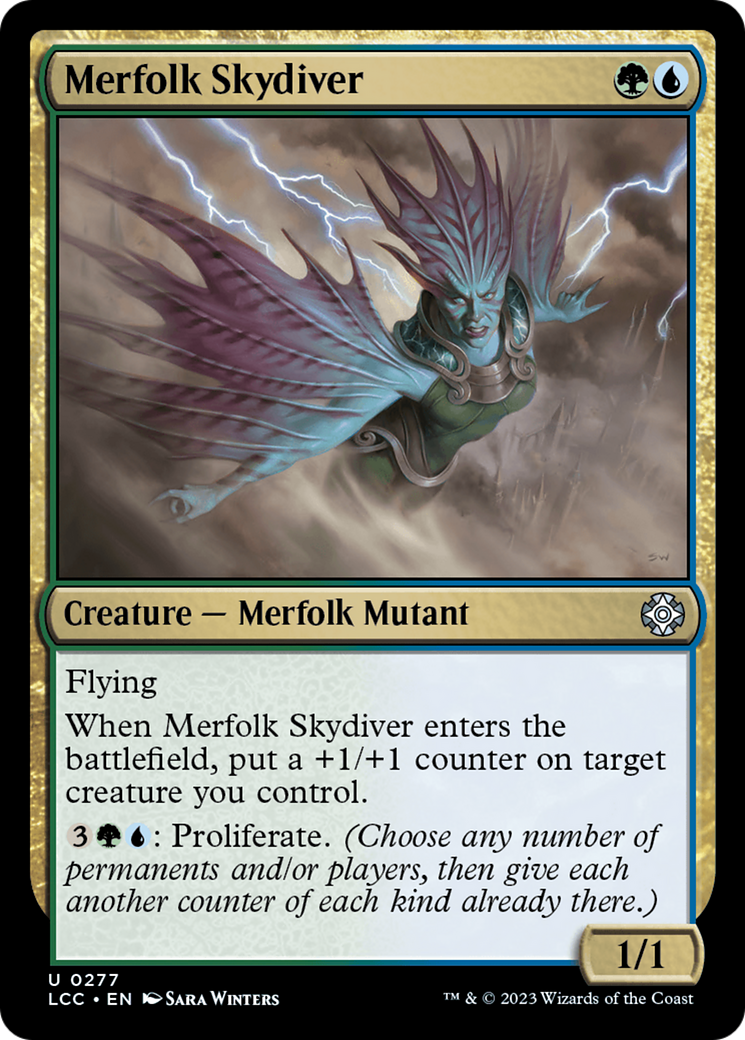 Merfolk Skydiver [The Lost Caverns of Ixalan Commander] | Exor Games Summserside