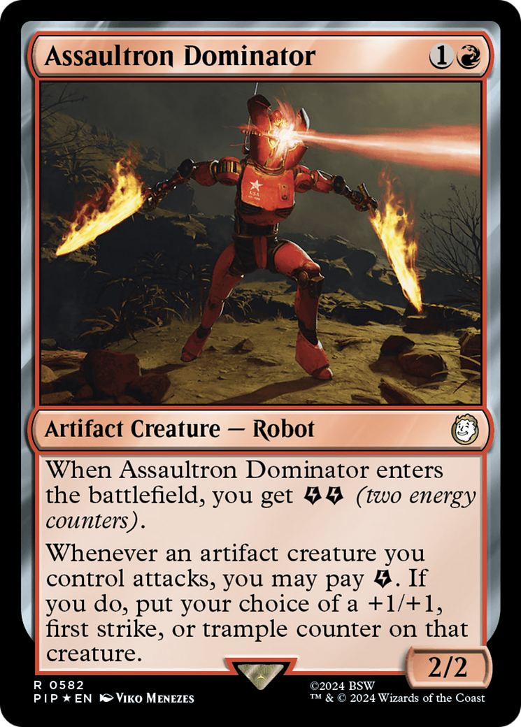 Assaultron Dominator (Surge Foil) [Fallout] | Exor Games Summserside