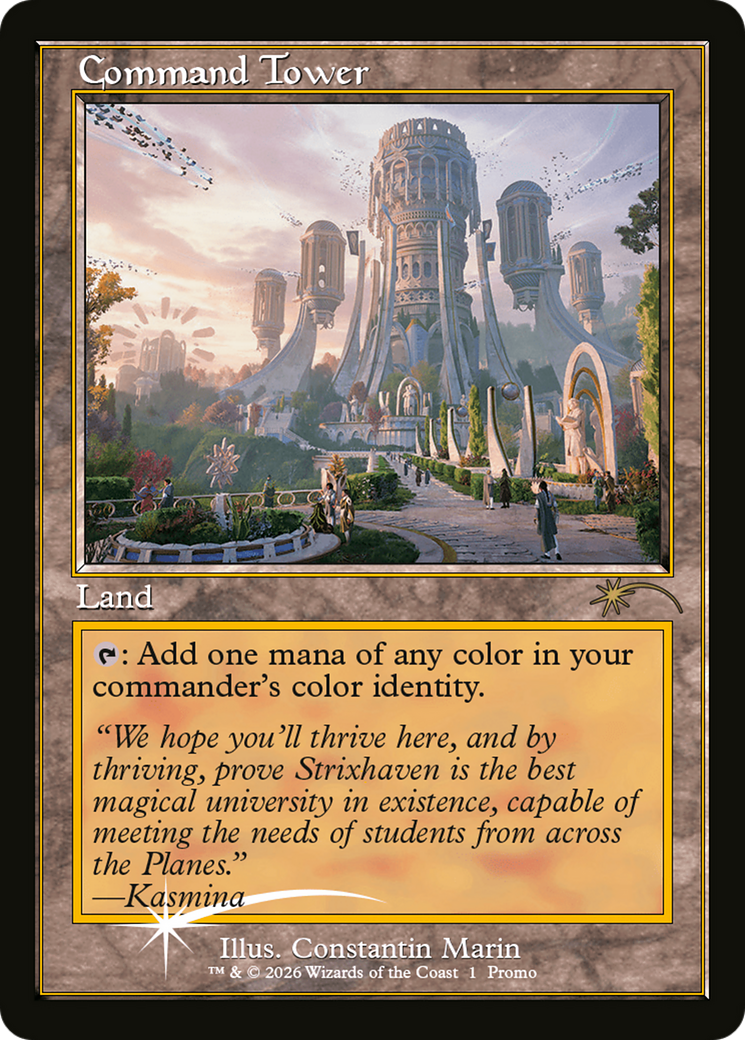 Command Tower (Strixhaven: Omens of Chaos) [Media Promos] | Exor Games Summserside