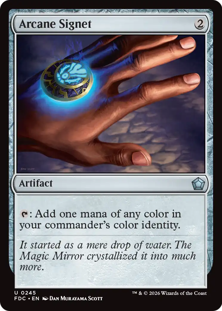 Arcane Signet (0245) [Foundations Commander] | Exor Games Summserside