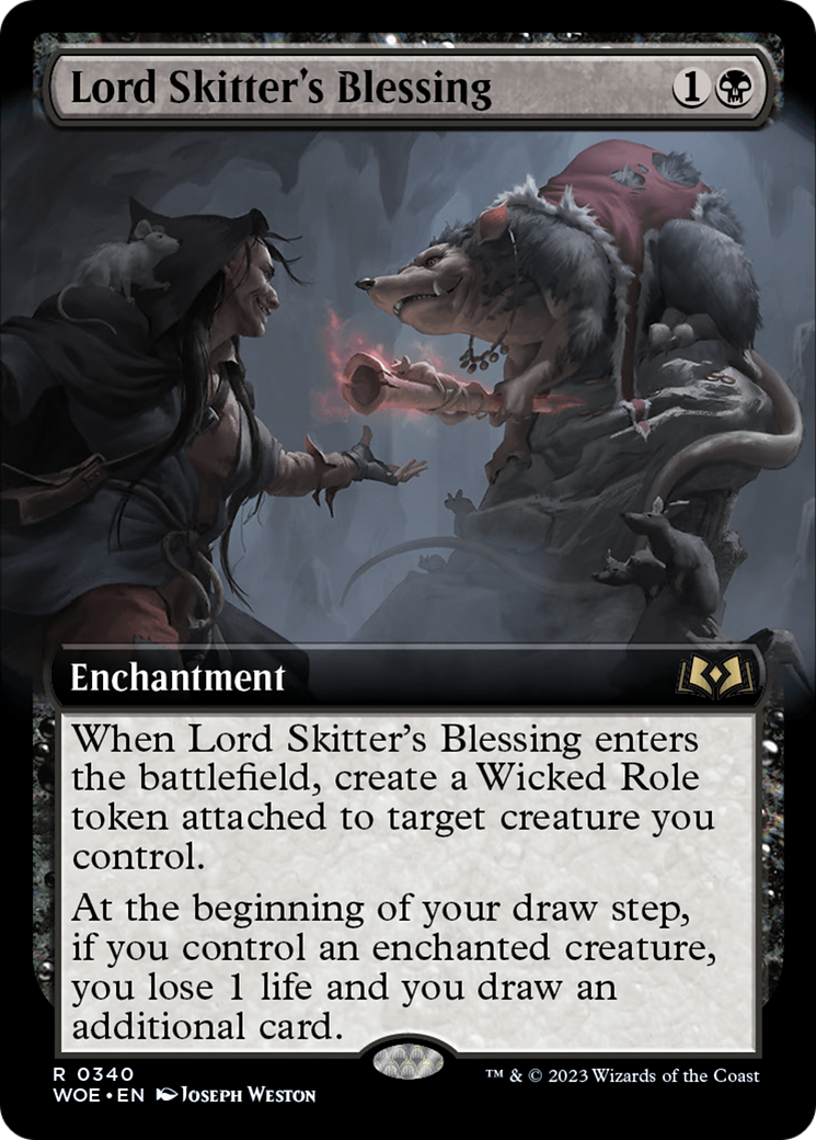 Lord Skitter's Blessing (Extended Art) [Wilds of Eldraine] | Exor Games Summserside