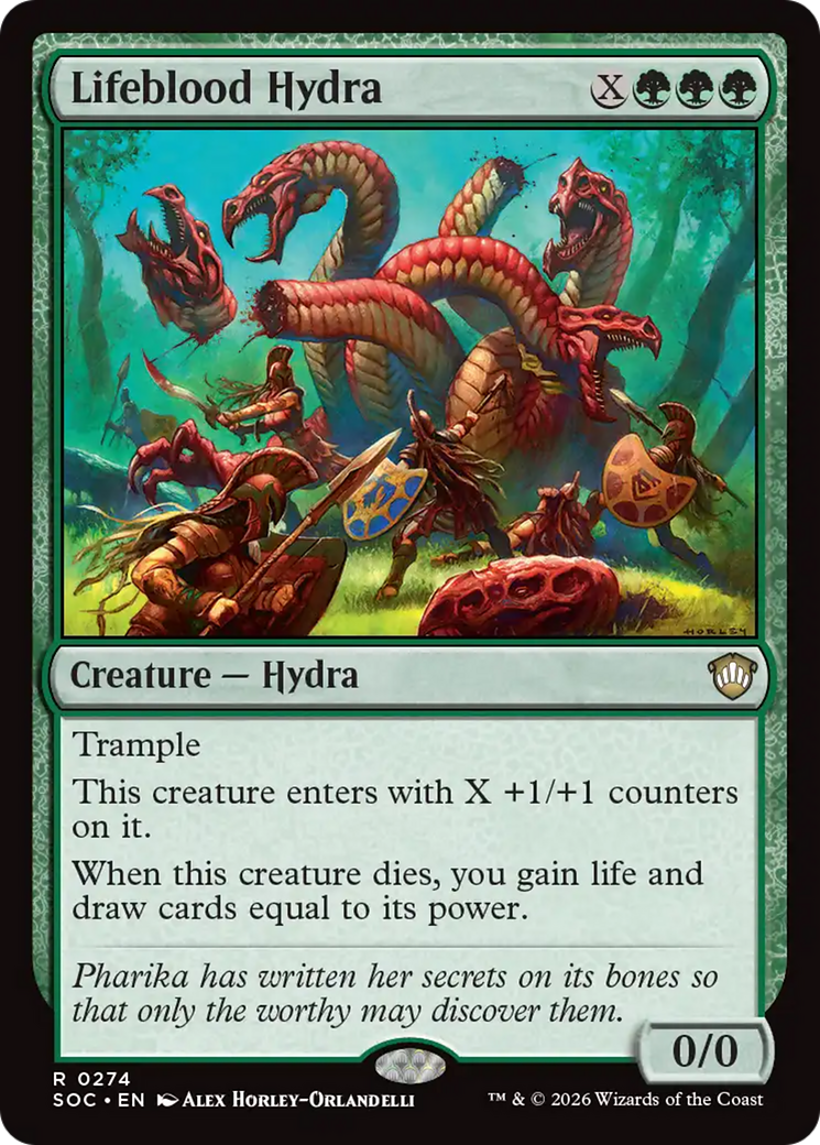 Lifeblood Hydra [Secrets of Strixhaven Commander] | Exor Games Summserside