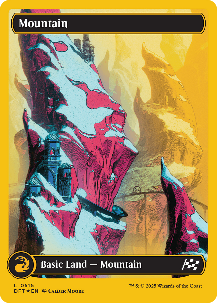 Mountain (0515) (First-Place Foil) [Aetherdrift] | Exor Games Summserside