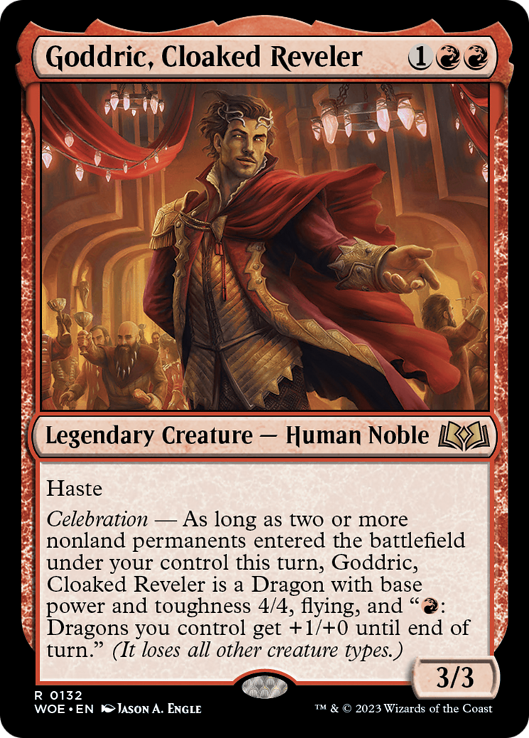 Goddric, Cloaked Reveler [Wilds of Eldraine] | Exor Games Summserside