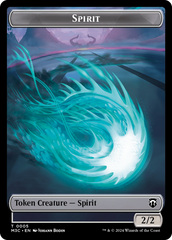 Eldrazi (Ripple Foil) // Spirit Double-Sided Token [Modern Horizons 3 Commander Tokens] | Exor Games Summserside