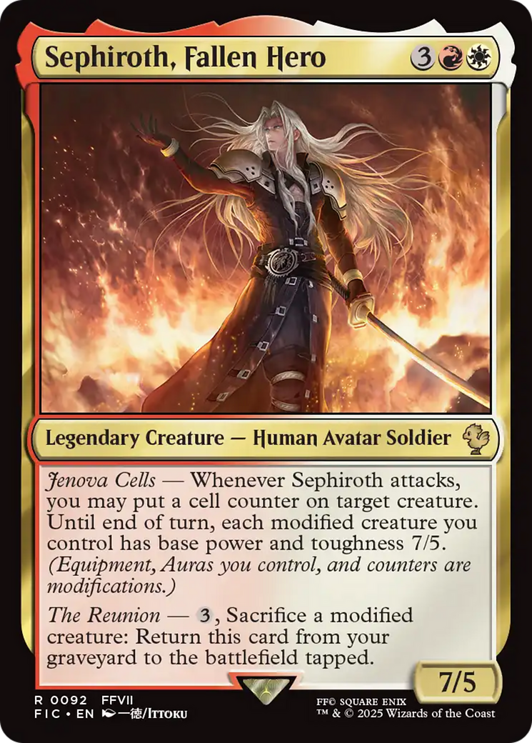 Sephiroth, Fallen Hero [FINAL FANTASY Commander] | Exor Games Summserside