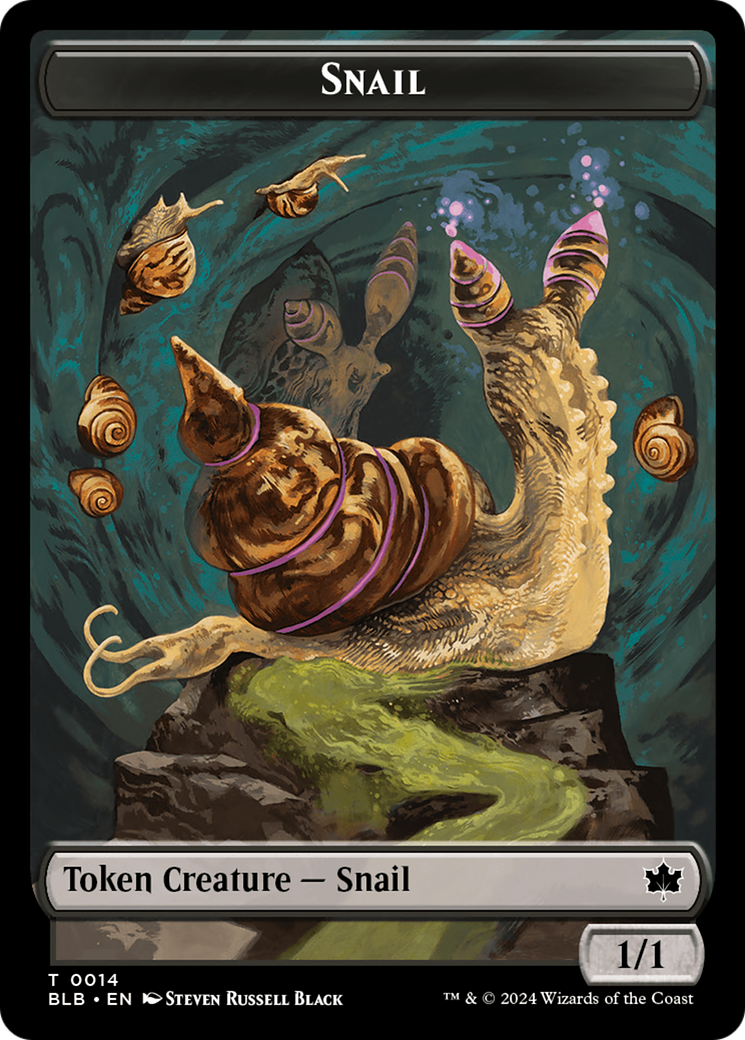 Snail Token [Bloomburrow Tokens] | Exor Games Summserside