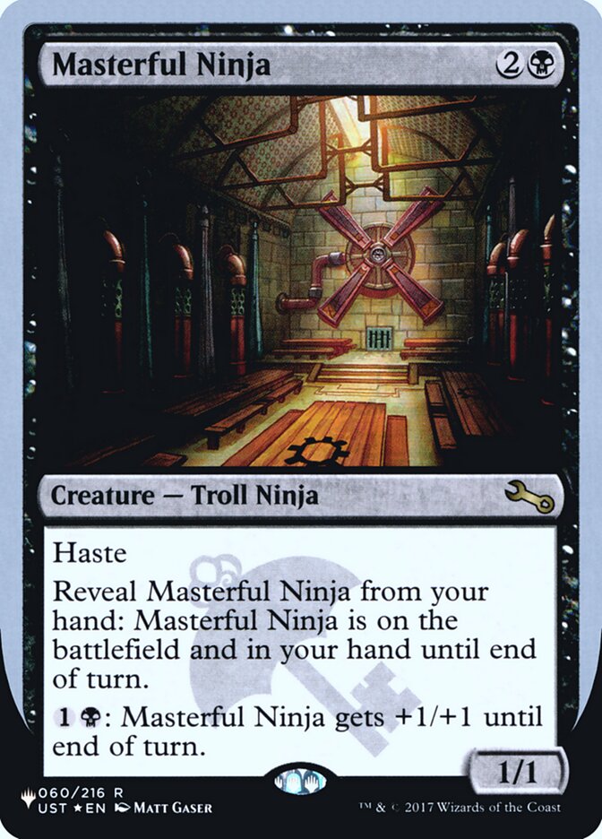 Masterful Ninja (Unfinity Foil Edition) [The List] | Exor Games Summserside