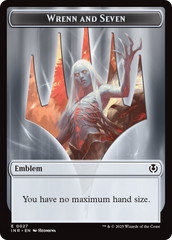 Treefolk // Emblem - Wrenn and Seven Double-Sided Token [Innistrad Remastered Tokens] | Exor Games Summserside