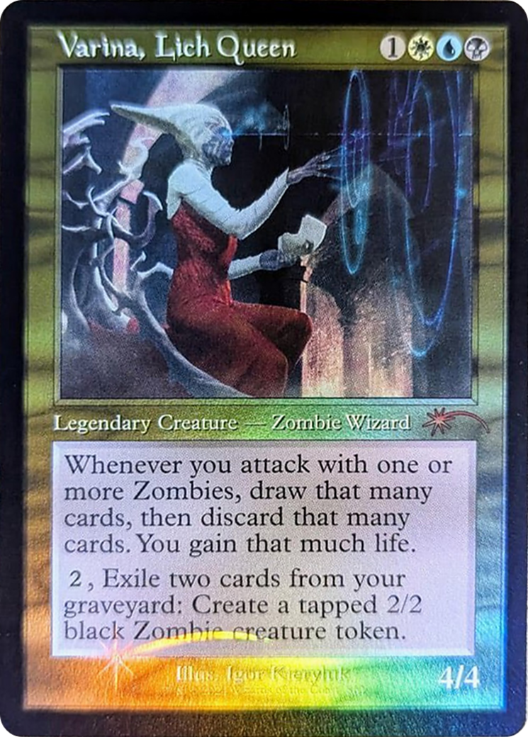 Varina, Lich Queen (Retro Frame) [Secret Lair Drop Series] | Exor Games Summserside