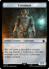 Alien Angel // Cyberman Double-Sided Token [Doctor Who Tokens] | Exor Games Summserside