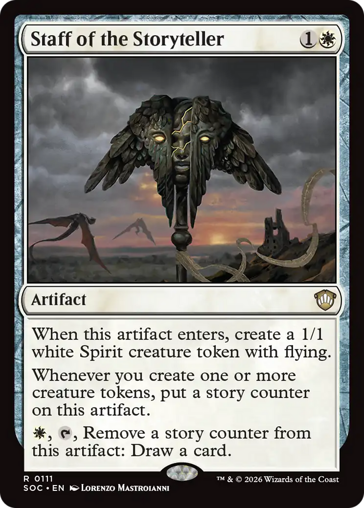 Staff of the Storyteller [Secrets of Strixhaven Commander] | Exor Games Summserside