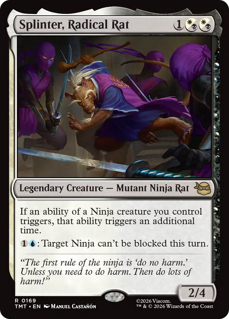 Splinter, Radical Rat [Teenage Mutant Ninja Turtles] | Exor Games Summserside