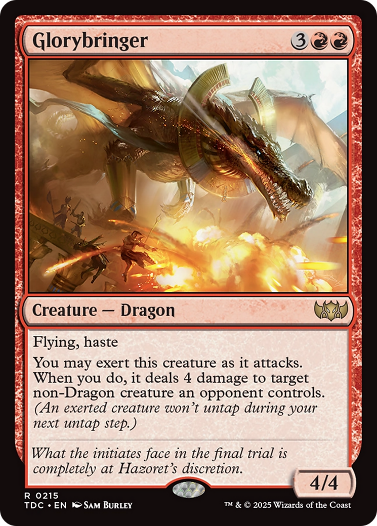 Glorybringer [Tarkir: Dragonstorm Commander] | Exor Games Summserside