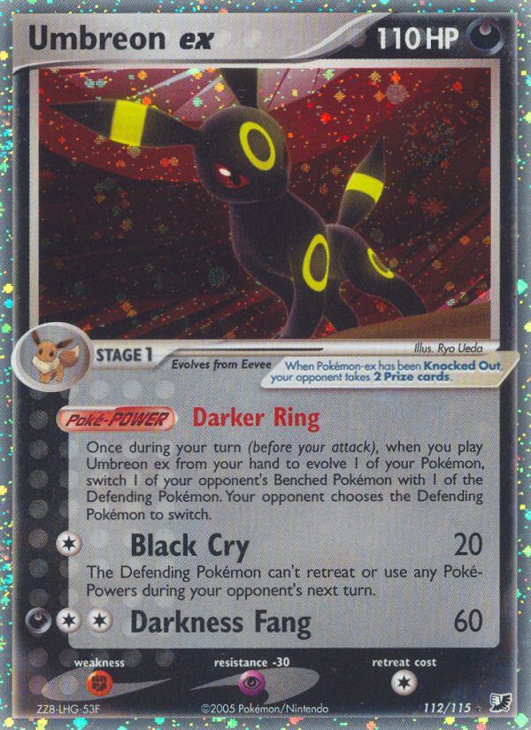 Umbreon ex (112/115) [EX: Unseen Forces] | Exor Games Summserside