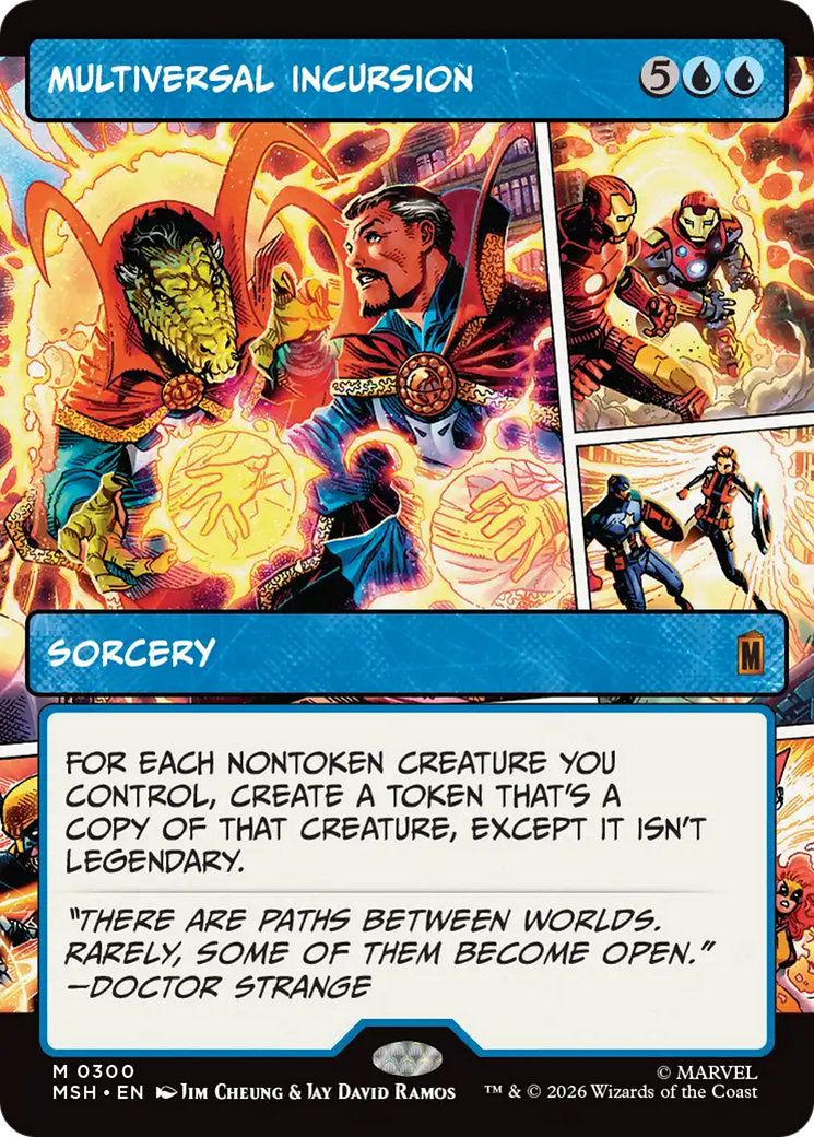 Multiversal Incursion (Borderless) [Marvel Super Heroes] | Exor Games Summserside