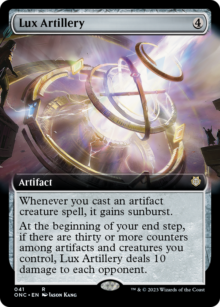 Lux Artillery (Extended Art) [Phyrexia: All Will Be One Commander] | Exor Games Summserside