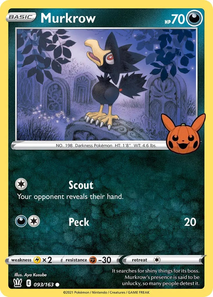 Murkrow (093/163) [Trick or Trade] | Exor Games Summserside