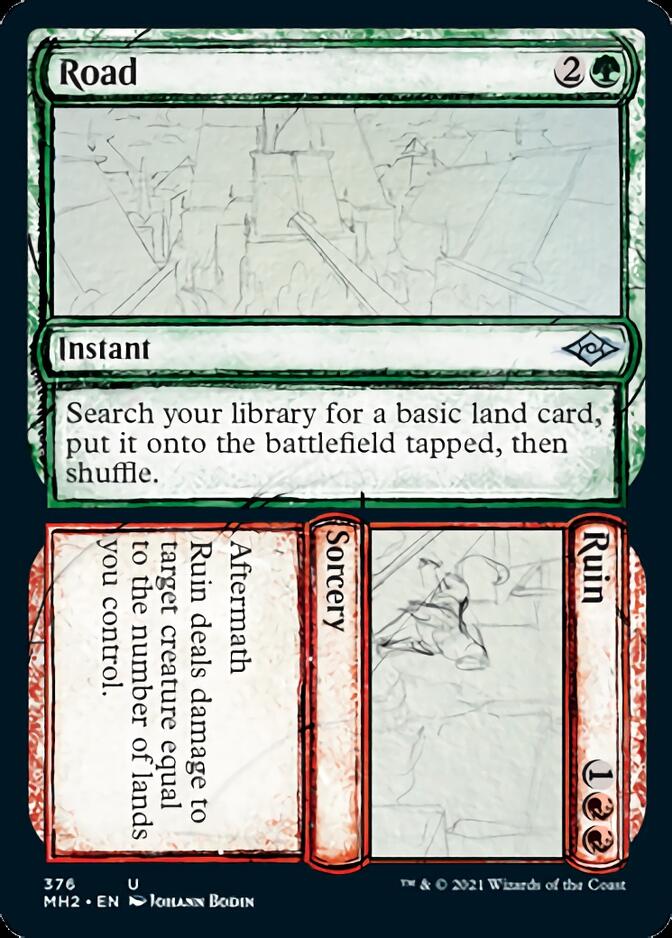 Road // Ruin (Sketch) [Modern Horizons 2] | Exor Games Summserside