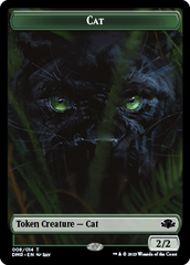 Elephant // Cat (008) Double-Sided Token [Dominaria Remastered Tokens] | Exor Games Summserside