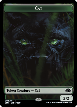 Insect // Cat (008) Double-Sided Token [Dominaria Remastered Tokens] | Exor Games Summserside