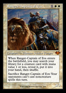 Ranger-Captain of Eos (Retro Foil Etched) [Modern Horizons] | Exor Games Summserside