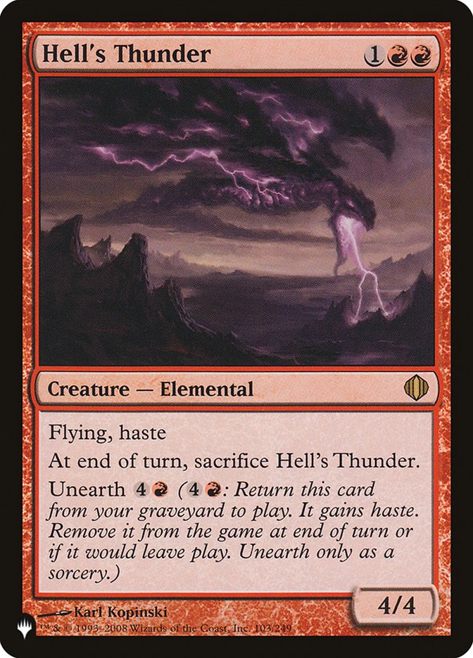 Hell's Thunder [The List] | Exor Games Summserside