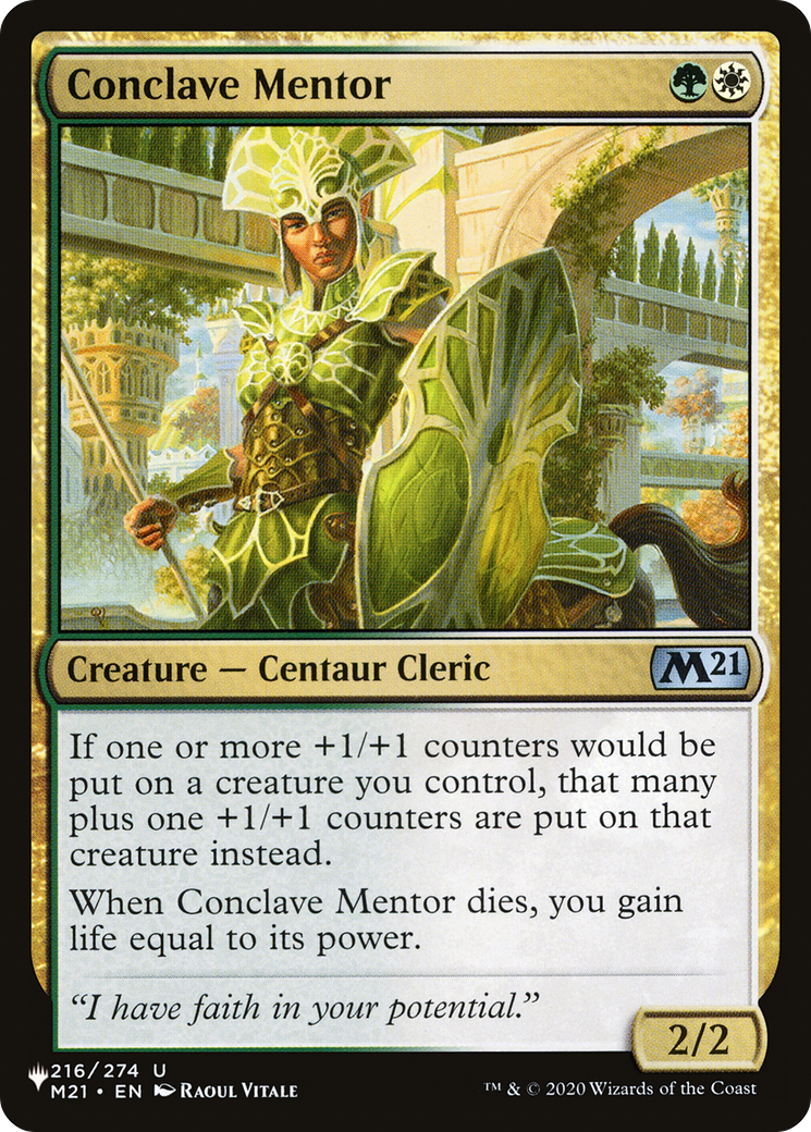 Conclave Mentor [The List Reprints] | Exor Games Summserside