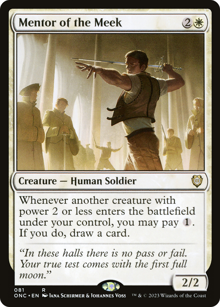Mentor of the Meek [Phyrexia: All Will Be One Commander] | Exor Games Summserside