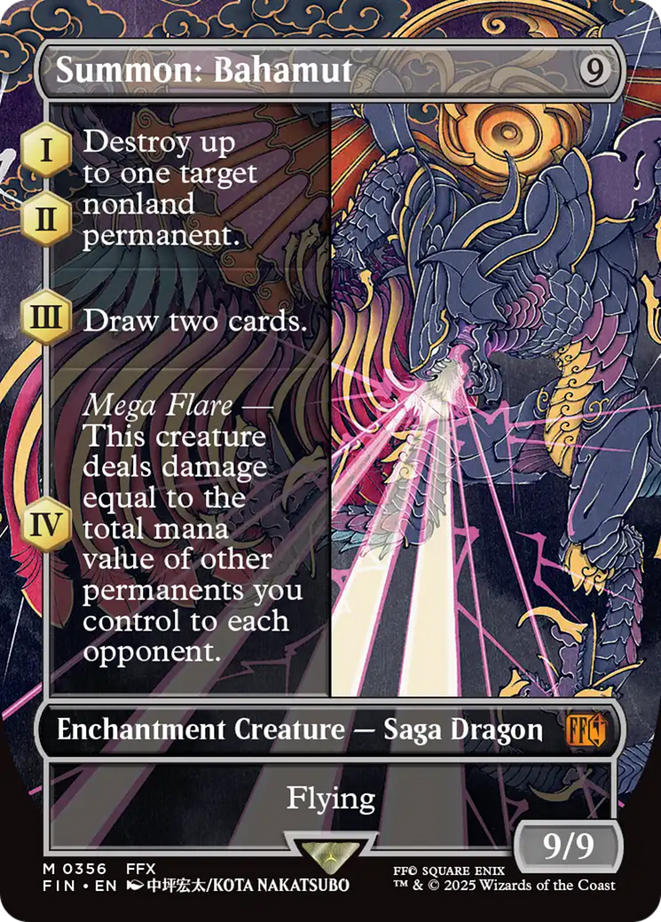 Summon: Bahamut (Borderless) [FINAL FANTASY] | Exor Games Summserside