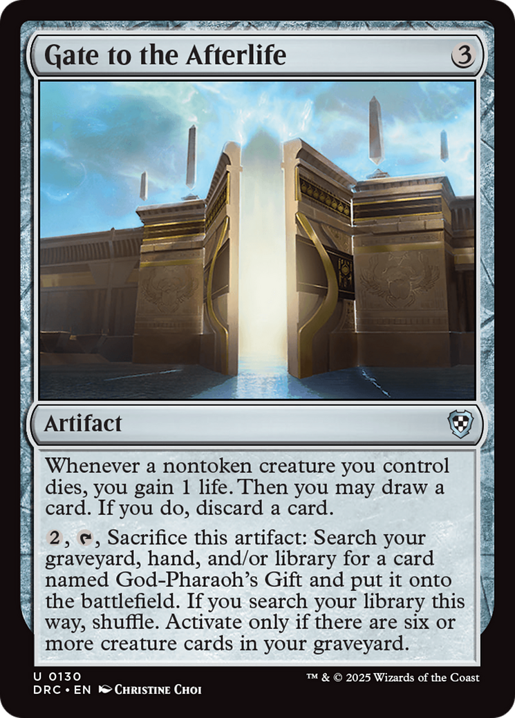 Gate to the Afterlife [Aetherdrift Commander] | Exor Games Summserside