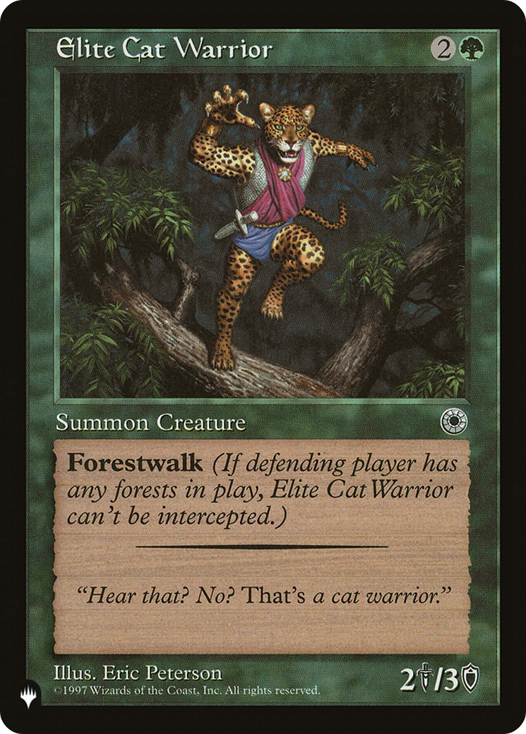 Elite Cat Warrior (Flavor Text) [The List Reprints] | Exor Games Summserside