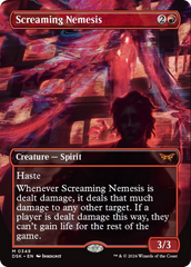 Screaming Nemesis (Borderless) [Duskmourn: House of Horror] | Exor Games Summserside