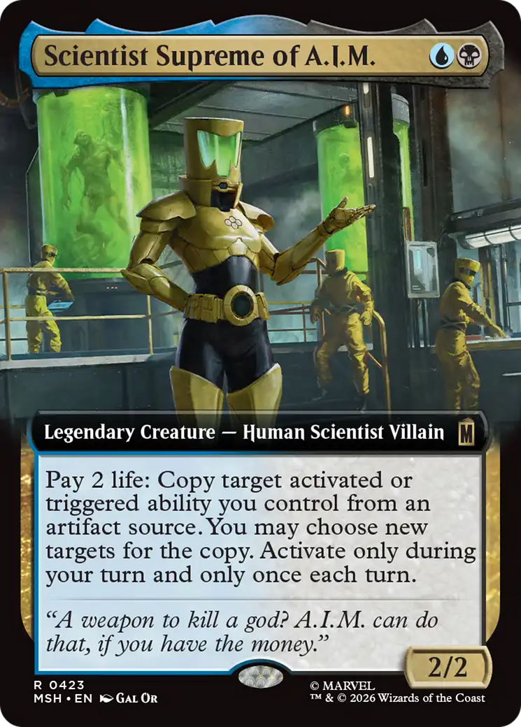 Scientist Supreme of A.I.M. (Extended Art) [Marvel Super Heroes] | Exor Games Summserside