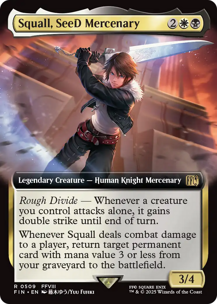 Squall, SeeD Mercenary (Extended Art) [FINAL FANTASY] | Exor Games Summserside
