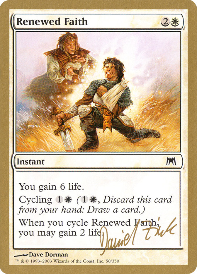 Renewed Faith (Daniel Zink) [World Championship Decks 2003] | Exor Games Summserside