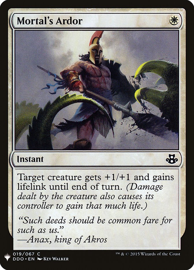 Mortal's Ardor [Mystery Booster] | Exor Games Summserside