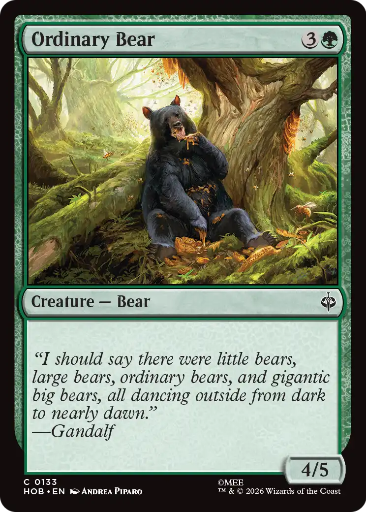 Ordinary Bear [The Hobbit] | Exor Games Summserside