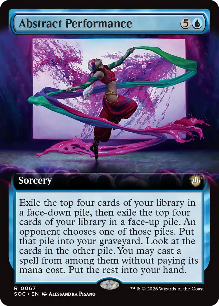 Abstract Performance (Extended Art) [Secrets of Strixhaven Commander] | Exor Games Summserside