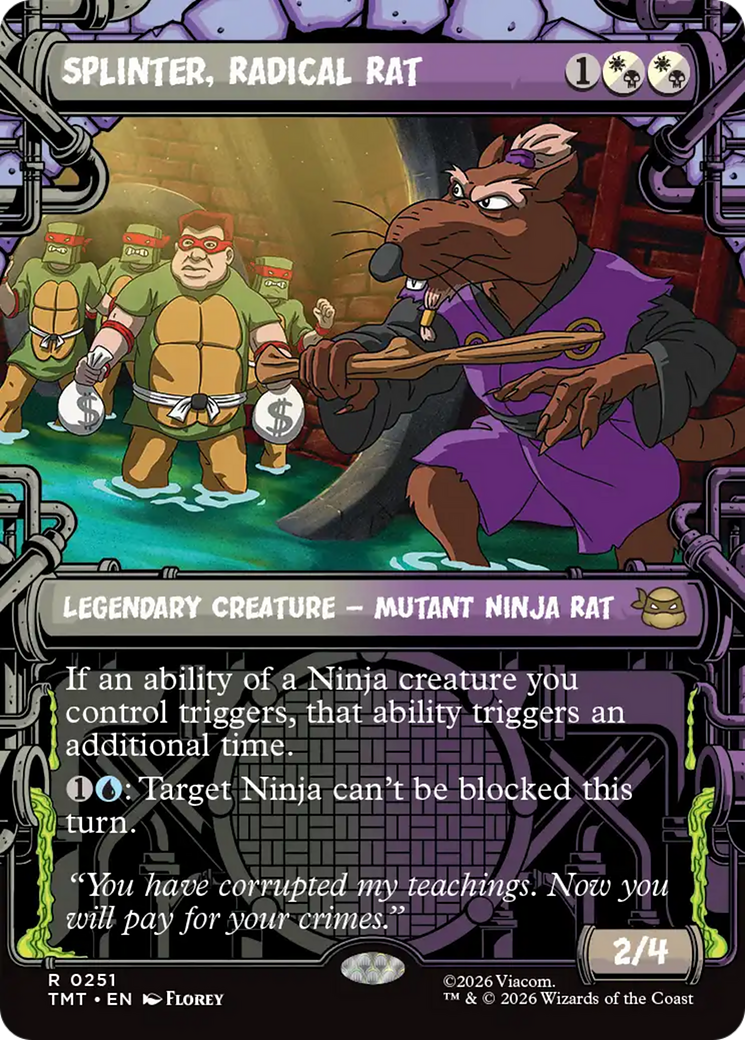 Splinter, Radical Rat (Showcase) [Teenage Mutant Ninja Turtles] | Exor Games Summserside