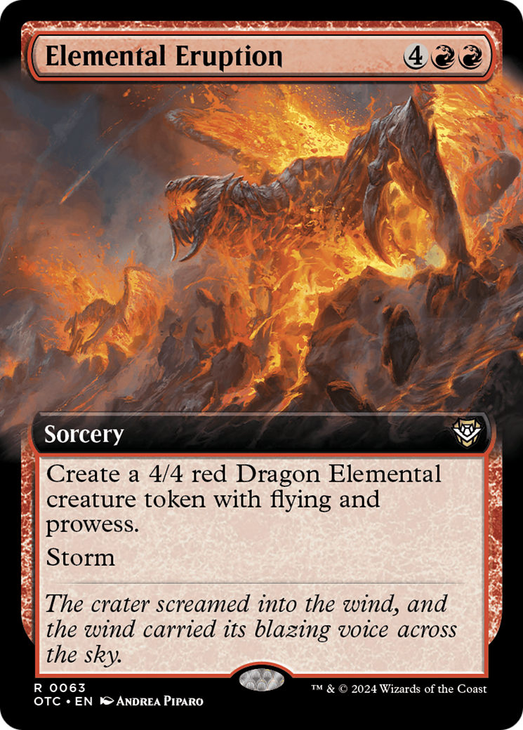 Elemental Eruption (Extended Art) [Outlaws of Thunder Junction Commander] | Exor Games Summserside
