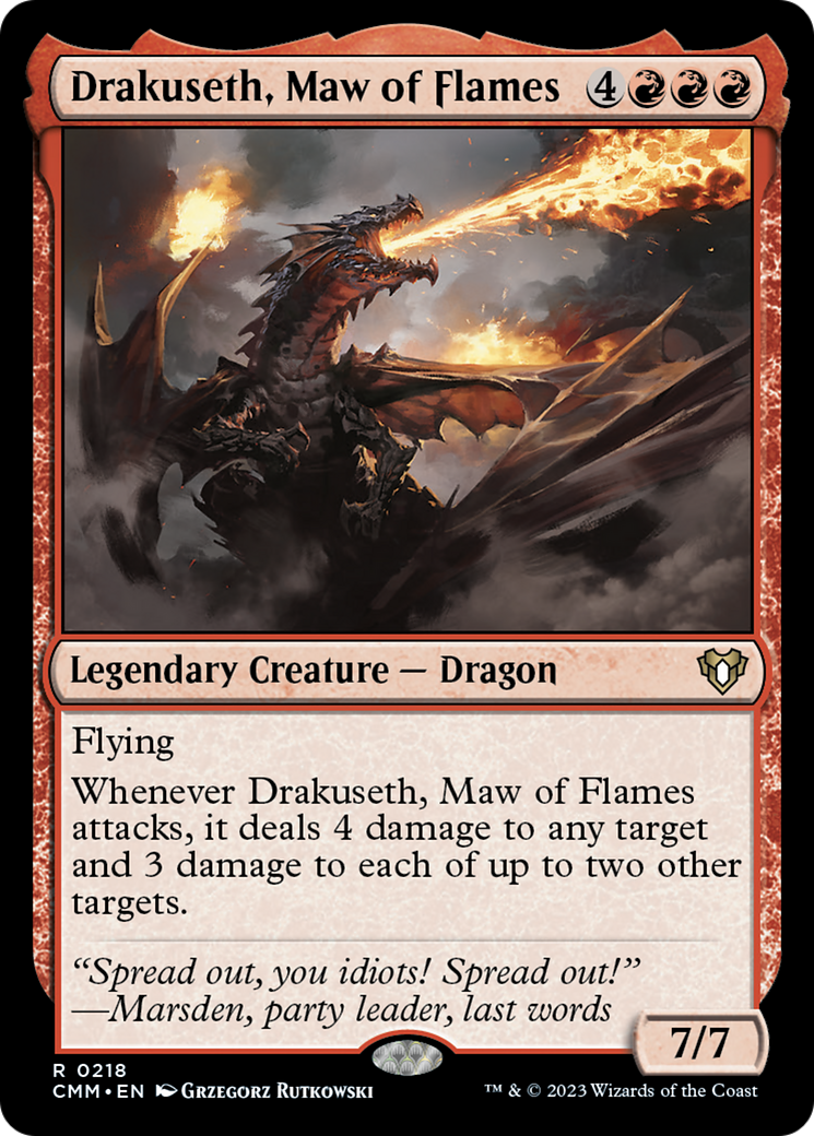 Drakuseth, Maw of Flames [Commander Masters] | Exor Games Summserside