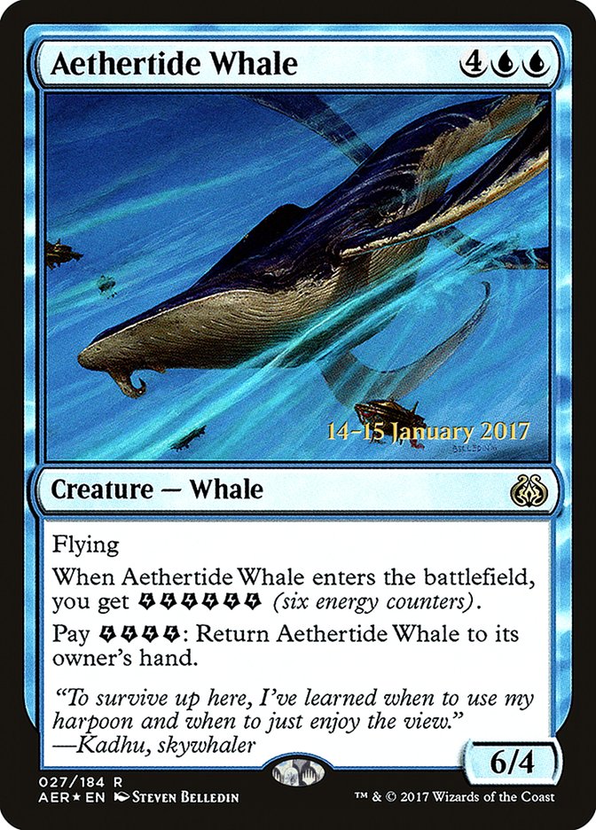Aethertide Whale [Aether Revolt Prerelease Promos] | Exor Games Summserside