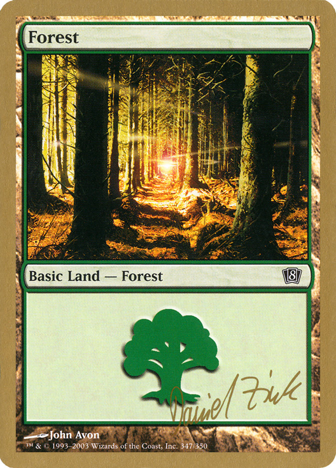 Forest (dz347) (Daniel Zink) [World Championship Decks 2003] | Exor Games Summserside