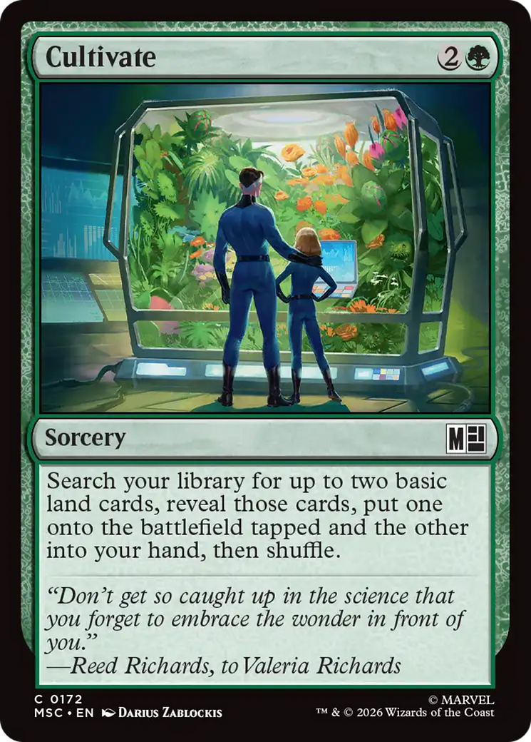 Cultivate (Surge Foil) [Marvel Super Heroes Commander] | Exor Games Summserside